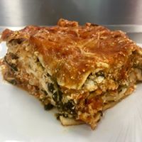 Lasagnes chèvre, brousse et épinards